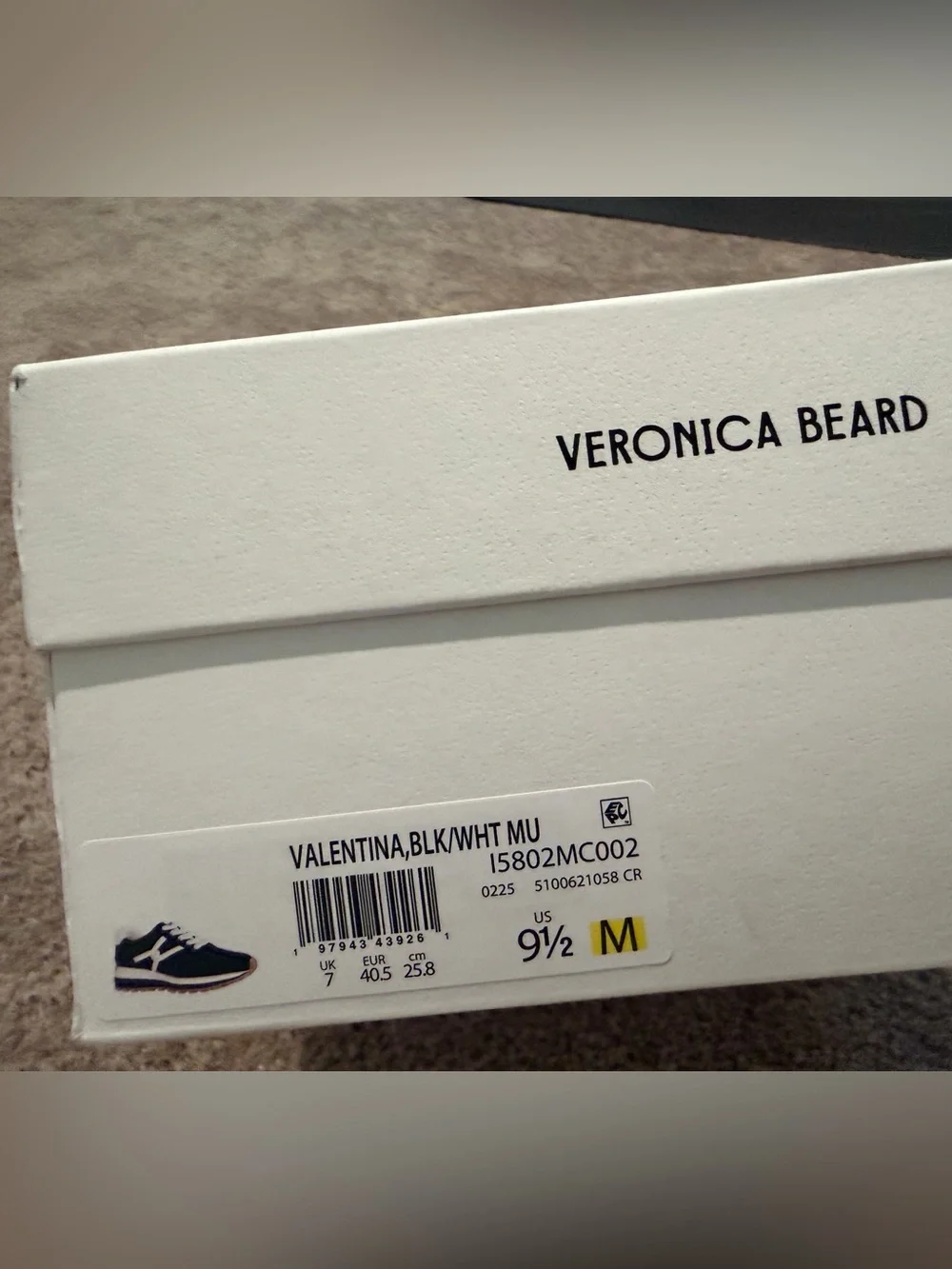 NEW Veronica Beard Valentina Sneaker 9.5